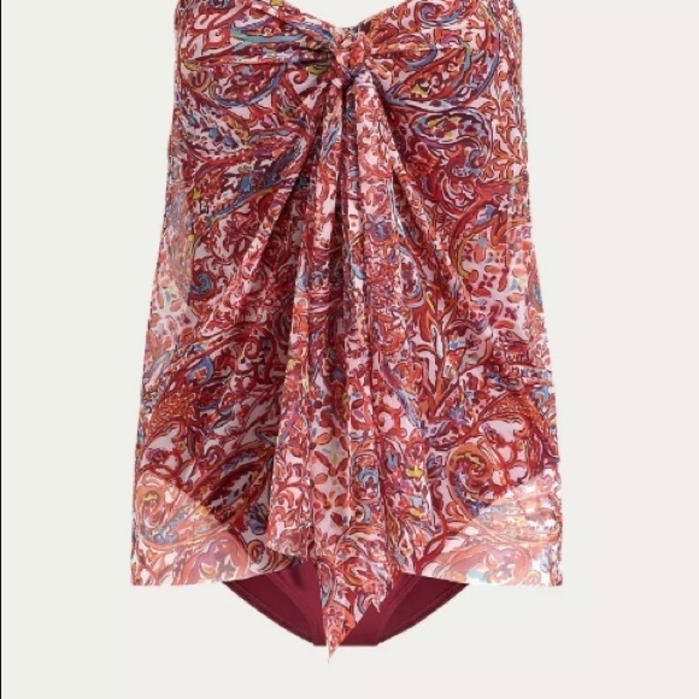 LAUREN Ralph Lauren Convertible Paisley One Piece - Picture 2 of 5